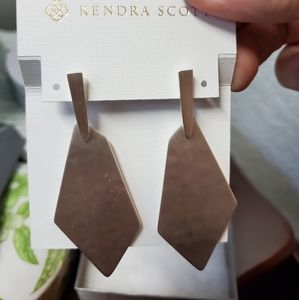 Silver Kendra Scott earrings